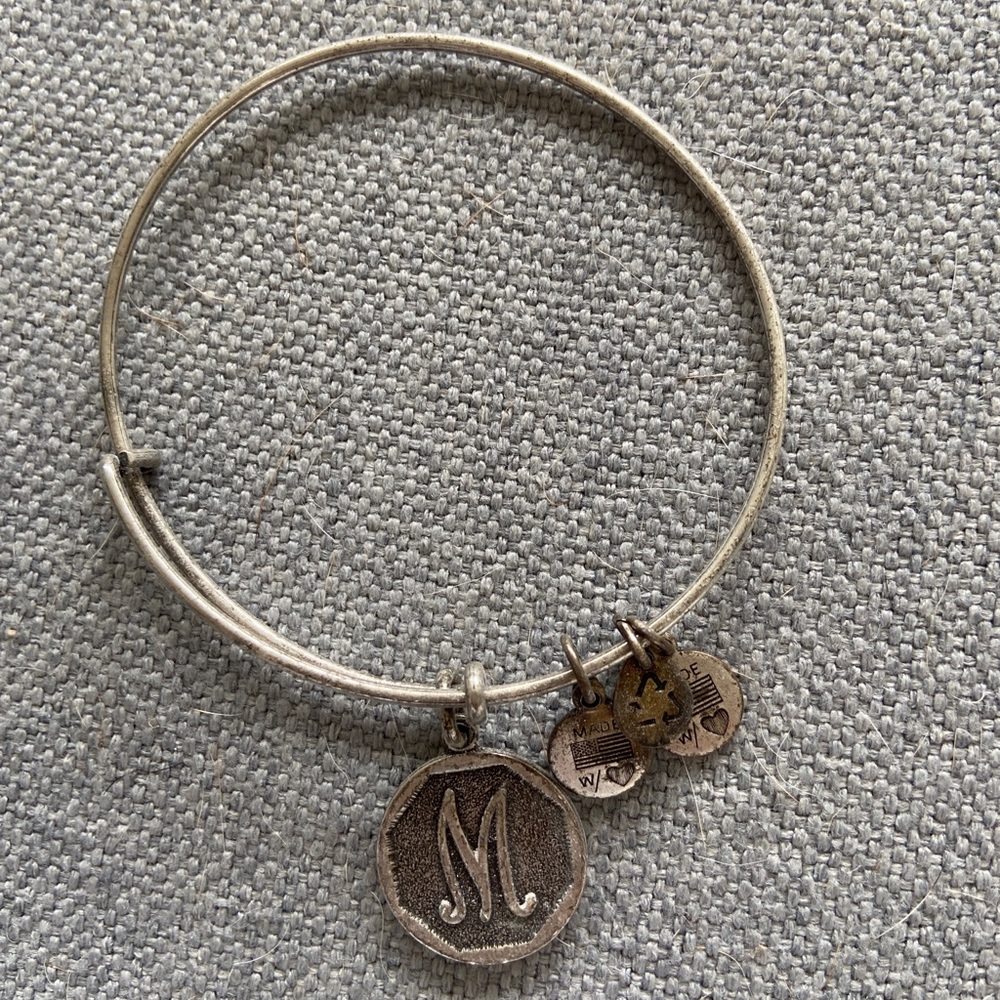 Alex and Ani initial M bracelet
